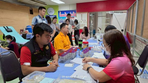 เทศบาลนครแม่สอด ร่วมกับโรงพยาบาลแม่สอด จัดกิจกรรมบริจาคโลหิตเพื่อถวายเป็นพระราชกุศลแด่พระบาทสมเด็จพระบรมชนกาธิเบศร มหาภูมิพลอดุลยเดชมหาราช บรมนาถบพิตร 