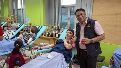 เทศบาลนครแม่สอด ร่วมกับโรงพยาบาลแม่สอด จัดกิจกรรมบริจาคโลหิตเพื่อถวายเป็นพระราชกุศลแด่พระบาทสมเด็จพระบรมชนกาธิเบศร มหาภูมิพลอดุลยเดชมหาราช บรมนาถบพิตร 