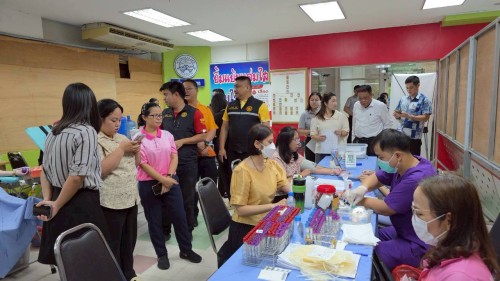 เทศบาลนครแม่สอด ร่วมกับโรงพยาบาลแม่สอด จัดกิจกรรมบริจาคโลหิตเพื่อถวายเป็นพระราชกุศลแด่พระบาทสมเด็จพระบรมชนกาธิเบศร มหาภูมิพลอดุลยเดชมหาราช บรมนาถบพิตร 