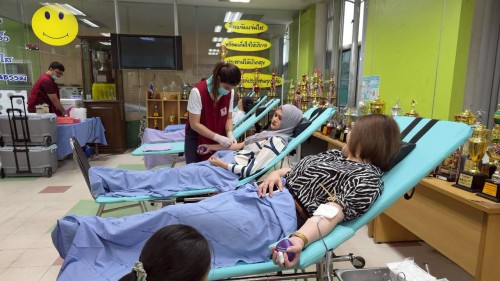 เทศบาลนครแม่สอด ร่วมกับโรงพยาบาลแม่สอด จัดกิจกรรมบริจาคโลหิตเพื่อถวายเป็นพระราชกุศลแด่พระบาทสมเด็จพระบรมชนกาธิเบศร มหาภูมิพลอดุลยเดชมหาราช บรมนาถบพิตร 