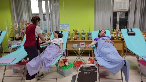 เทศบาลนครแม่สอด ร่วมกับโรงพยาบาลแม่สอด จัดกิจกรรมบริจาคโลหิตเพื่อถวายเป็นพระราชกุศลแด่พระบาทสมเด็จพระบรมชนกาธิเบศร มหาภูมิพลอดุลยเดชมหาราช บรมนาถบพิตร 