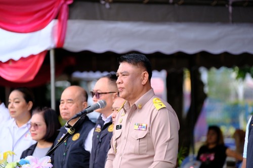 ทน.แม่สอด ร่วมพิธีเปิดการแข่งขันกีฬาสี “ดอนแก้วเกมส์” โรงเรียนเทศบาลวัดดอนแก้ว ประจำปีการศึกษา 2568