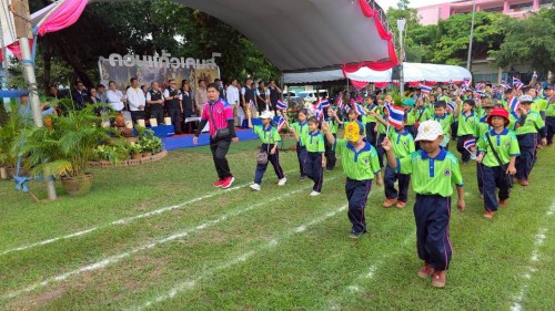 ทน.แม่สอด ร่วมพิธีเปิดการแข่งขันกีฬาสี “ดอนแก้วเกมส์” โรงเรียนเทศบาลวัดดอนแก้ว ประจำปีการศึกษา 2568