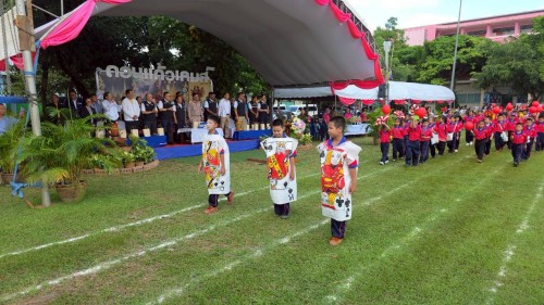 ทน.แม่สอด ร่วมพิธีเปิดการแข่งขันกีฬาสี “ดอนแก้วเกมส์” โรงเรียนเทศบาลวัดดอนแก้ว ประจำปีการศึกษา 2568