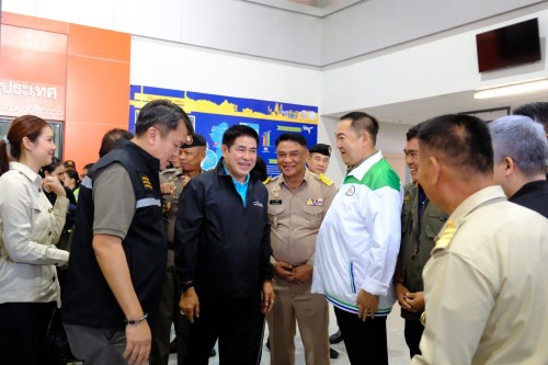 ทน.แม่สอด  ร่วมให้การต้อนรับ ร้อยเอก ธรรมนัส พรหมเผ่า รองนายกรัฐมนตรีและรัฐมนตรีว่าการกระทรวงเกษตรและสหกรณ์ พร้อมคณะ ในโอกาสลงพื้นที่ตรวจราชการในพื้นที่จังหวัดตาก