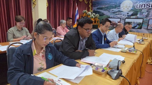 ทน.แม่สอด ประชุมคณะกรรมการพัฒนาเทศบาลนครแม่สอดเพื่อพิจารณาร่างแผนพัฒนาท้องถิ่น (พ.ศ.2566 - 2570) เพิ่มเติม ครั้งที่ 3/2568 ร่างแผนการดำเนินงาน ประจำปีงบประมาณ พ.ศ. 2569