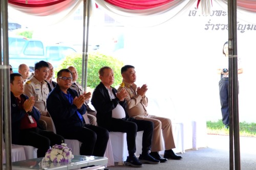 เทศบาลนครแม่สอด ร่วมพิธีทำบุญเนื่องใน วันตำรวจ สถานีตำรวจภูธรแม่สอด ประจำปี 2568