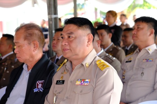 เทศบาลนครแม่สอด ร่วมพิธีทำบุญเนื่องใน วันตำรวจ สถานีตำรวจภูธรแม่สอด ประจำปี 2568