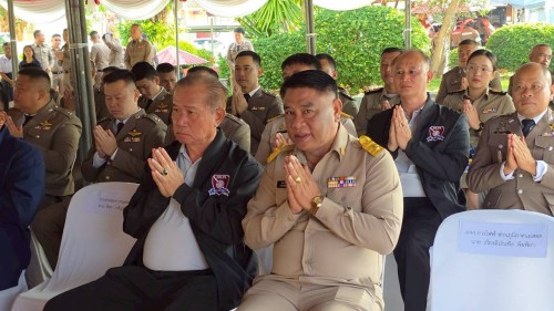 เทศบาลนครแม่สอด ร่วมพิธีทำบุญเนื่องใน วันตำรวจ สถานีตำรวจภูธรแม่สอด ประจำปี 2568