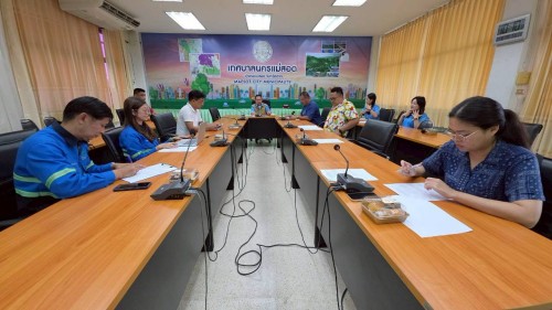 ทน.แม่สอด จัดประชุมรายงานความคืบหน้าของโครงการบริหารจัดการและกำจัดขยะมูลฝอย และผลิตกระแสไฟฟ้าขนาดเล็กมากโดยใช้ขยะชุมชนเป็นเชื้อเพลิง ครั้งที่ 10/2568