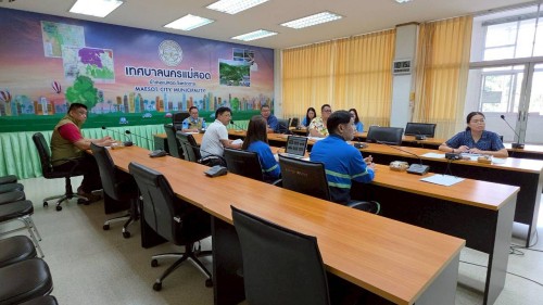 ทน.แม่สอด จัดประชุมรายงานความคืบหน้าของโครงการบริหารจัดการและกำจัดขยะมูลฝอย และผลิตกระแสไฟฟ้าขนาดเล็กมากโดยใช้ขยะชุมชนเป็นเชื้อเพลิง ครั้งที่ 10/2568