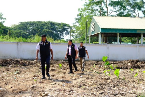 เทศบาลนครแม่สอด ลงพื้นที่ดำเนินการปรับปรุงภูมิทัศน์ โรงฆ่าสัตว์เทศบาลนครแม่สอด