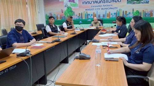 ทน.แม่สอด จัดประชุมหารือแนวทางการพัฒนาศักยภาพด้านการจัดการศึกษาโรงเรียนกีฬาเทศบาลนครแม่สอด ครั้งที่ 1/2568