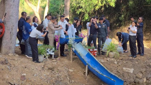 ทน.แม่สอด ร่วมพิธีเปิดป้ายเรือนจำชั่วคราวห้วยหินฝน สังกัดเรือนจำอำเภอแม่สอด กรมราชทัณฑ์ 