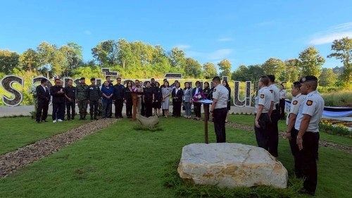 ทน.แม่สอด ร่วมพิธีเปิดป้ายเรือนจำชั่วคราวห้วยหินฝน สังกัดเรือนจำอำเภอแม่สอด กรมราชทัณฑ์ 