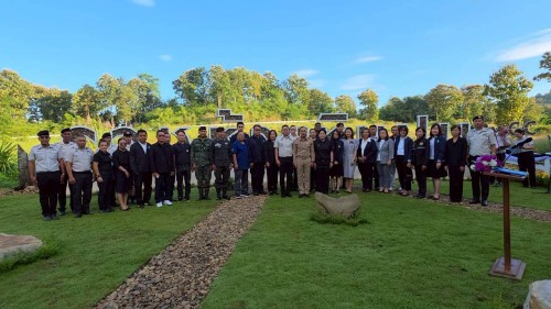 ทน.แม่สอด ร่วมพิธีเปิดป้ายเรือนจำชั่วคราวห้วยหินฝน สังกัดเรือนจำอำเภอแม่สอด กรมราชทัณฑ์ 