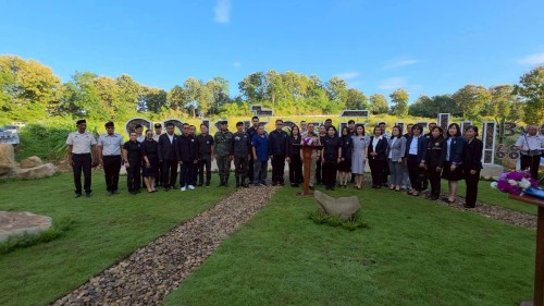 ทน.แม่สอด ร่วมพิธีเปิดป้ายเรือนจำชั่วคราวห้วยหินฝน สังกัดเรือนจำอำเภอแม่สอด กรมราชทัณฑ์ 