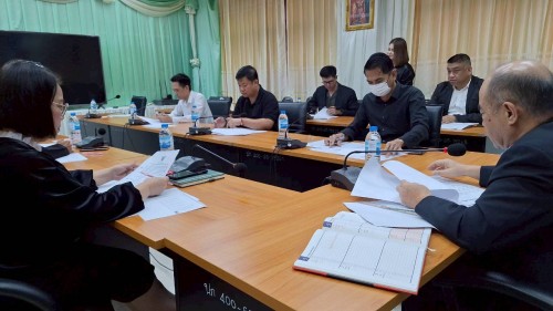 ทน.แม่สอด  จัดประชุมร่างระเบียบเทศบาลนครแม่สอดในการขออนุญาตใช้อาคารศูนย์กีฬาและสนามกีฬาเทศบาลนครแม่สอด ครั้งที่ 1/2568