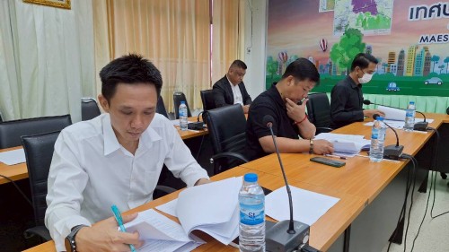 ทน.แม่สอด  จัดประชุมร่างระเบียบเทศบาลนครแม่สอดในการขออนุญาตใช้อาคารศูนย์กีฬาและสนามกีฬาเทศบาลนครแม่สอด ครั้งที่ 1/2568