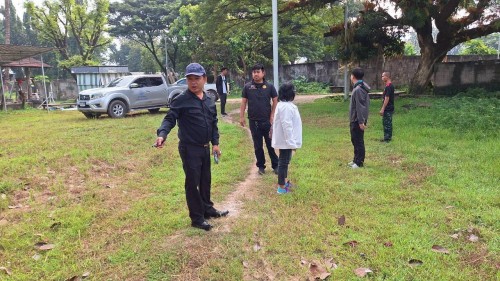 เทศบาลนครแม่สอด ลงพื้นที่ร่วมกับกรมโยธาธิการและผังเมือง เพื่อทำการสำรวจติดตามโครงการก่อสร้างถนนคอนกรีตเสริมเหล็ก