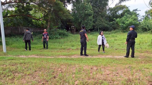 เทศบาลนครแม่สอด ลงพื้นที่ร่วมกับกรมโยธาธิการและผังเมือง เพื่อทำการสำรวจติดตามโครงการก่อสร้างถนนคอนกรีตเสริมเหล็ก