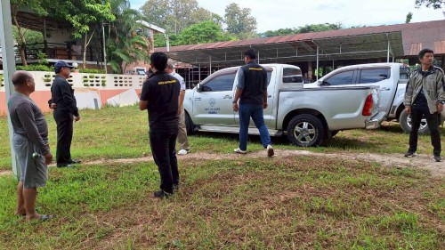 เทศบาลนครแม่สอด ลงพื้นที่ร่วมกับกรมโยธาธิการและผังเมือง เพื่อทำการสำรวจติดตามโครงการก่อสร้างถนนคอนกรีตเสริมเหล็ก