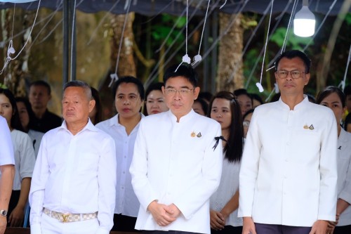 เทศบาลนครแม่สอด ร่วมพิธีบวงสรวงสักการะเจ้าพ่อพะวอ และพิธีสืบชะตาเมืองแม่สอด ประจำปี 2568