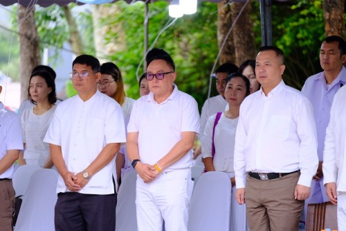 เทศบาลนครแม่สอด ร่วมพิธีบวงสรวงสักการะเจ้าพ่อพะวอ และพิธีสืบชะตาเมืองแม่สอด ประจำปี 2568