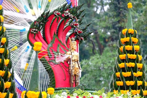 เทศบาลนครแม่สอด ร่วมพิธีบวงสรวงสักการะเจ้าพ่อพะวอ และพิธีสืบชะตาเมืองแม่สอด ประจำปี 2568
