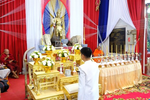 เทศบาลนครแม่สอด ร่วมพิธีบวงสรวงสักการะเจ้าพ่อพะวอ และพิธีสืบชะตาเมืองแม่สอด ประจำปี 2568