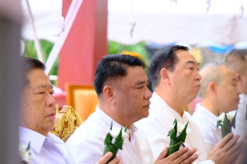 เทศบาลนครแม่สอด ร่วมพิธีบวงสรวงสักการะเจ้าพ่อพะวอ และพิธีสืบชะตาเมืองแม่สอด ประจำปี 2568