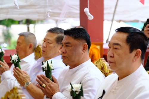 เทศบาลนครแม่สอด ร่วมพิธีบวงสรวงสักการะเจ้าพ่อพะวอ และพิธีสืบชะตาเมืองแม่สอด ประจำปี 2568