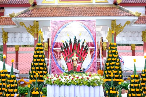 เทศบาลนครแม่สอด ร่วมพิธีบวงสรวงสักการะเจ้าพ่อพะวอ และพิธีสืบชะตาเมืองแม่สอด ประจำปี 2568