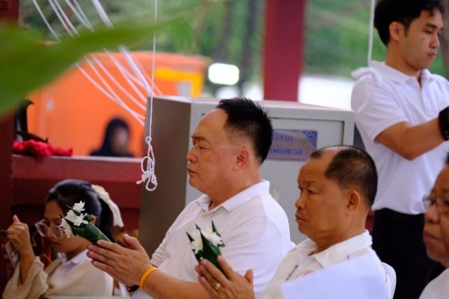 เทศบาลนครแม่สอด ร่วมพิธีบวงสรวงสักการะเจ้าพ่อพะวอ และพิธีสืบชะตาเมืองแม่สอด ประจำปี 2568