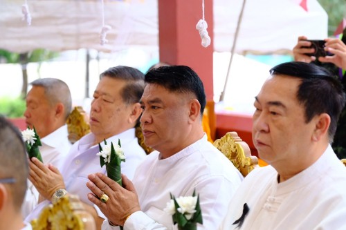 เทศบาลนครแม่สอด ร่วมพิธีบวงสรวงสักการะเจ้าพ่อพะวอ และพิธีสืบชะตาเมืองแม่สอด ประจำปี 2568