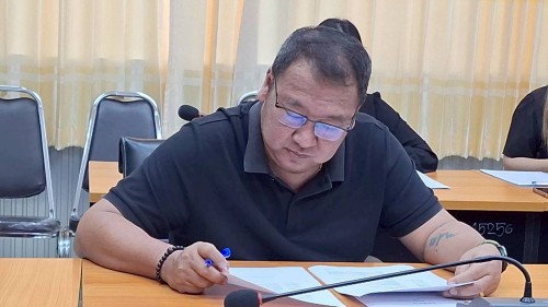 เทศบาลนครแม่สอด จัดประชุมติดตามผลการปฏิบัติงานกองช่างสุขาภิบาล