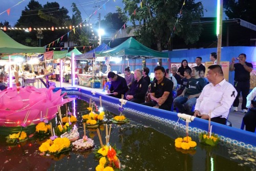 เทศบาลนครแม่สอด เข้าร่วมงานสืบสานประเพณีลอยกระทง ตลาดไนท์บาร์ซ่านครแม่สอด