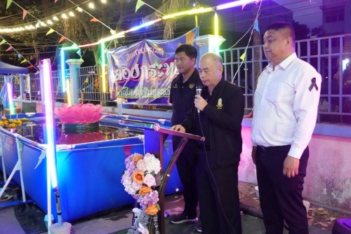 เทศบาลนครแม่สอด เข้าร่วมงานสืบสานประเพณีลอยกระทง ตลาดไนท์บาร์ซ่านครแม่สอด