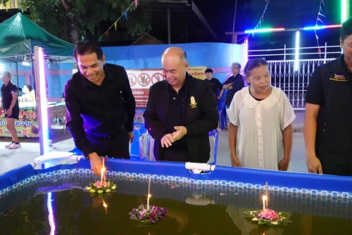 เทศบาลนครแม่สอด เข้าร่วมงานสืบสานประเพณีลอยกระทง ตลาดไนท์บาร์ซ่านครแม่สอด