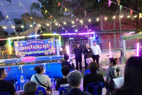 เทศบาลนครแม่สอด เข้าร่วมงานสืบสานประเพณีลอยกระทง ตลาดไนท์บาร์ซ่านครแม่สอด