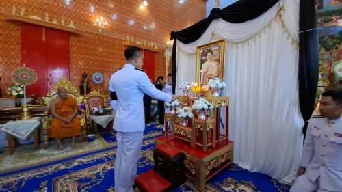 เทศบาลนครแม่สอด เข้าร่วมพิธีบำเพ็ญกุศลปัณรสมวาร การบำเพ็ญพระราชกุศลครบ 15 วัน เพื่อถวายเป็นพระราชกุศล สมเด็จพระนางเจ้าสิริกิติ์ พระบรมราชินีนาถ พระบรมราชชนนีพันปีหลวง