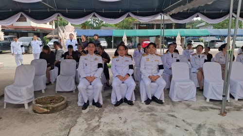 เทศบาลนครแม่สอด เข้าร่วมพิธีบำเพ็ญกุศลปัณรสมวาร การบำเพ็ญพระราชกุศลครบ 15 วัน เพื่อถวายเป็นพระราชกุศล สมเด็จพระนางเจ้าสิริกิติ์ พระบรมราชินีนาถ พระบรมราชชนนีพันปีหลวง