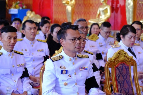 เทศบาลนครแม่สอด เข้าร่วมพิธีบำเพ็ญกุศลปัณรสมวาร การบำเพ็ญพระราชกุศลครบ 15 วัน เพื่อถวายเป็นพระราชกุศล สมเด็จพระนางเจ้าสิริกิติ์ พระบรมราชินีนาถ พระบรมราชชนนีพันปีหลวง