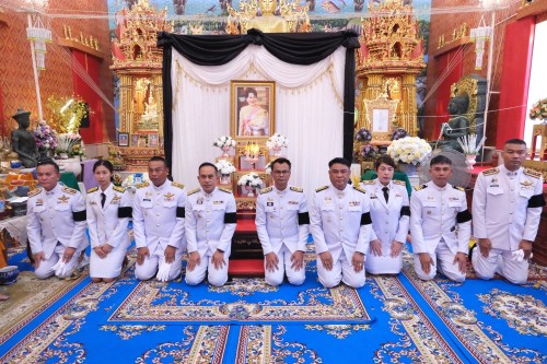 เทศบาลนครแม่สอด เข้าร่วมพิธีบำเพ็ญกุศลปัณรสมวาร การบำเพ็ญพระราชกุศลครบ 15 วัน เพื่อถวายเป็นพระราชกุศล สมเด็จพระนางเจ้าสิริกิติ์ พระบรมราชินีนาถ พระบรมราชชนนีพันปีหลวง