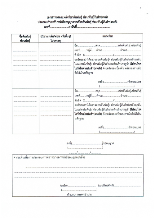 เทศบาลนครแม่สอด ขอประชาสัมพันธ์ประกาศการควบคุมการขนย้ายต้นพันธุ์ ท่อนพันธ์ุมันสำปะหลัง จังหวัดจันทบุรี จังหวัดราชบุรี จังหวัดนครปฐม จังหวัดชัยนาท จังหวัดปราจีนบุรี และจังหวัดสุพรรณบุรี