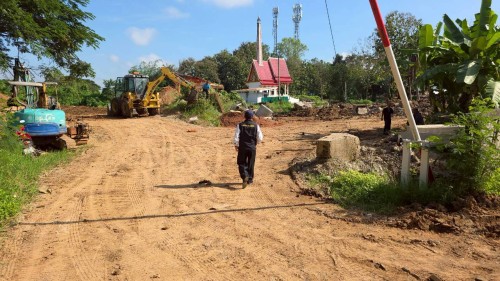 ทน.แม่สอด ลงพื้นที่ดำเนินการขับเคลื่อนการพัฒนา ตามนโยบายโครงสร้างพื้นฐานและภูมิทัศน์เมือง