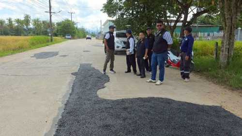 ทน.แม่สอด ลงพื้นที่ดำเนินการขับเคลื่อนการพัฒนา ตามนโยบายโครงสร้างพื้นฐานและภูมิทัศน์เมือง