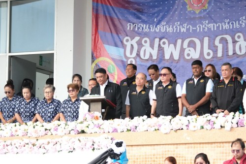 เทศบาลนครแม่สอด เข้าร่วมพิธีเปิดการแข่งขันกีฬาสีภายในของนักเรียนโรงเรียนเทศบาลวัดชุมพลคีรี ประจำปีการศึกษา 2568