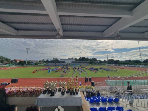 เทศบาลนครแม่สอด เข้าร่วมพิธีเปิดการแข่งขันกีฬาสีภายในของนักเรียนโรงเรียนเทศบาลวัดชุมพลคีรี ประจำปีการศึกษา 2568