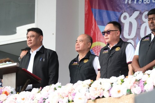 เทศบาลนครแม่สอด เข้าร่วมพิธีเปิดการแข่งขันกีฬาสีภายในของนักเรียนโรงเรียนเทศบาลวัดชุมพลคีรี ประจำปีการศึกษา 2568